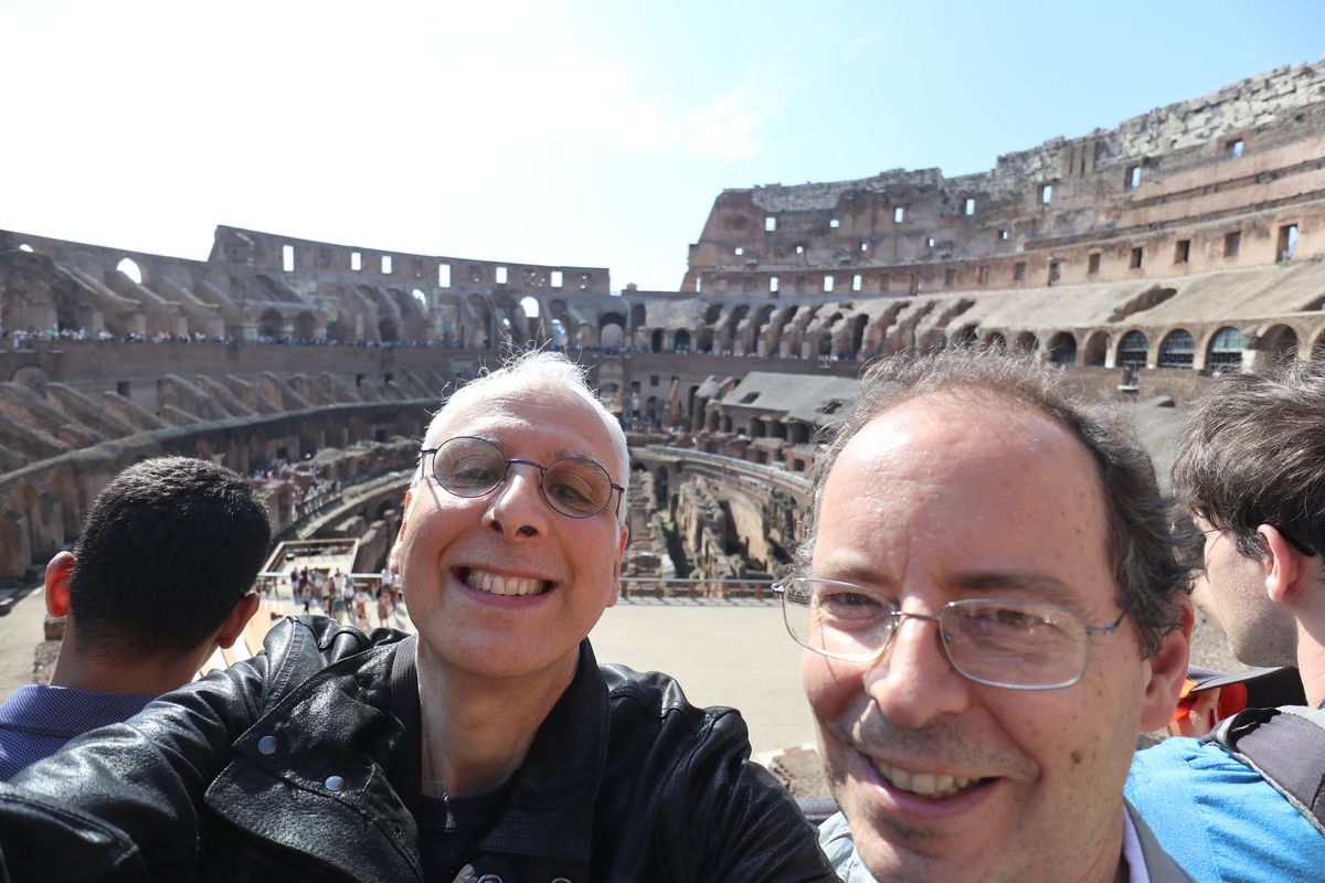 Marc et Thierry visitent le Colisée