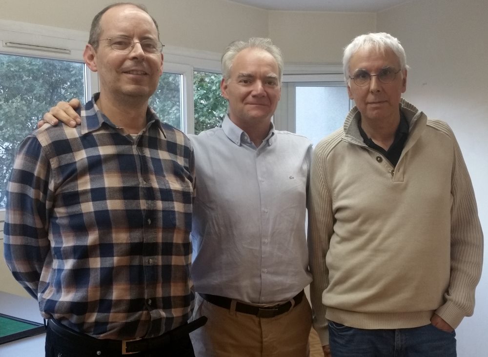 De gauche à droite : Marc Tastet, Emmanuel Lazard et Thierry Lévy-Abégnoli