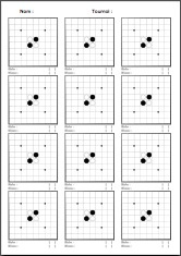 feuille de notations 12 parties